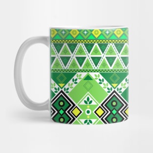 Abstract colorful patterns background Mug